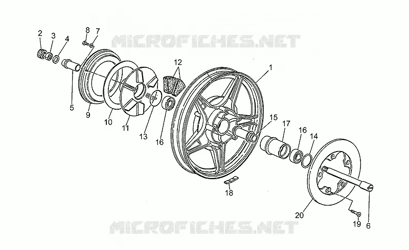Hinterrad 2. Serie