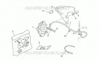 Hinterradbremszange