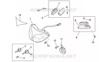 Frontscheinwerfer/Hupe