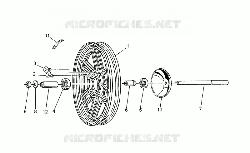 Hinterrad b.RahmenPG17000