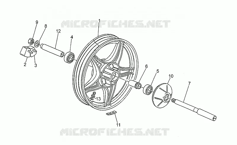 Hinterrad abRahmenPG17001