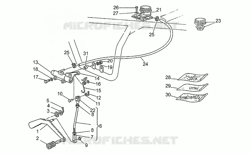 Hinterradbremspumpe