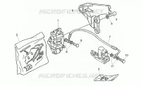 Hinterradbremszange