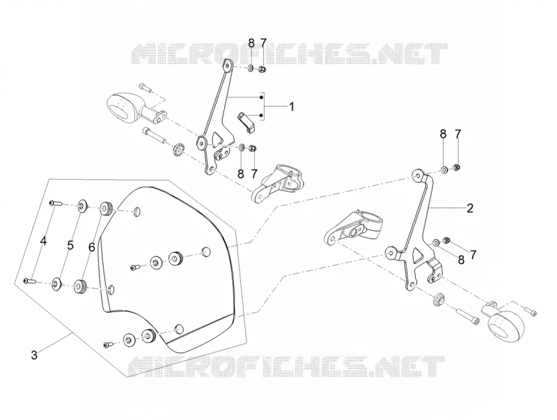 Windschild / Windschutzscheibe