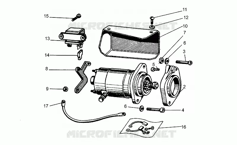 Bendix-Startermotor