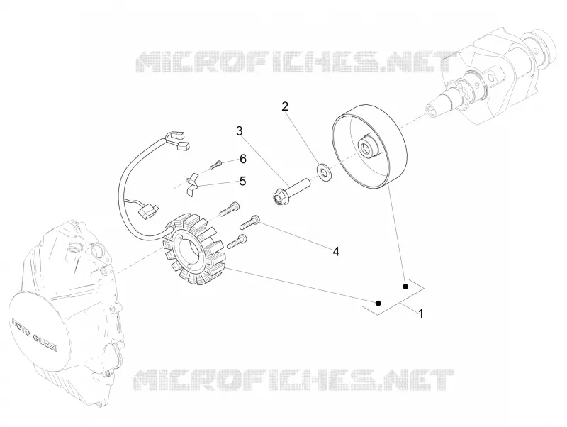 ZUNDUNG - LICHTMASCHINE - STATOR