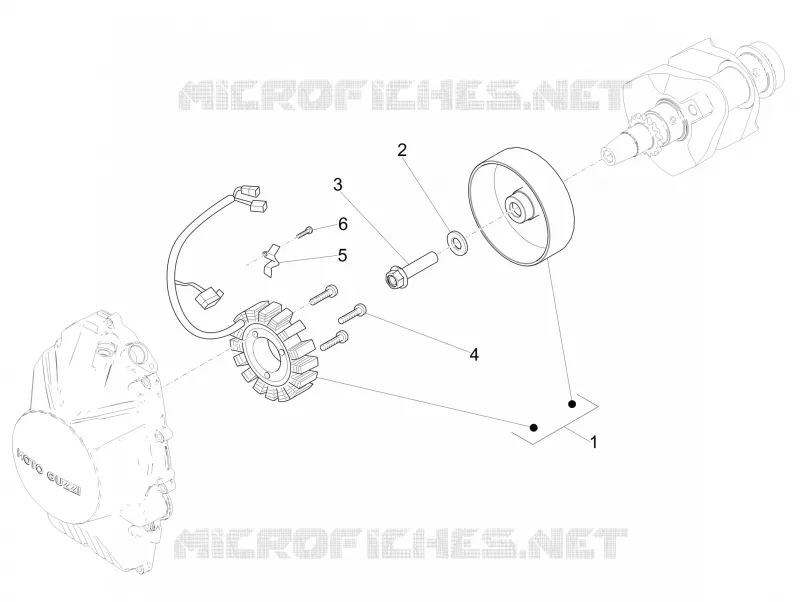 ZUNDUNG - LICHTMASCHINE - STATOR