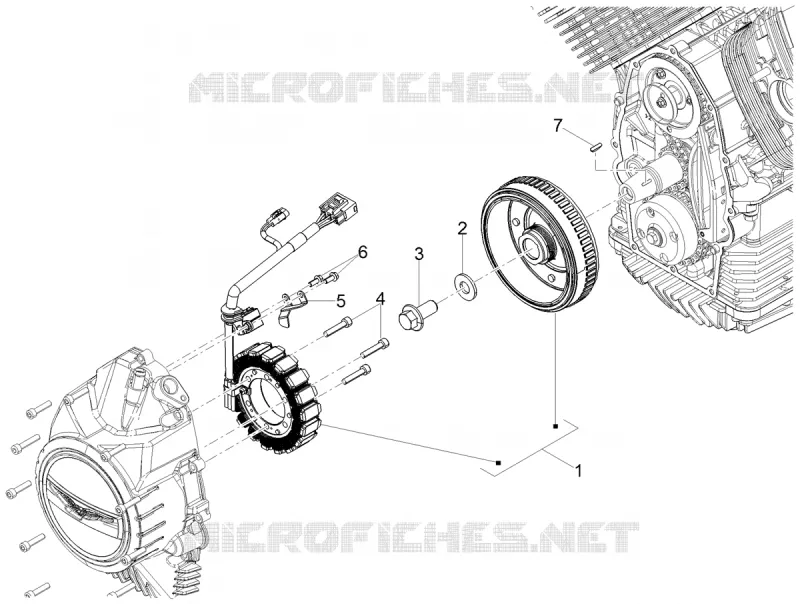 ZUNDUNG - LICHTMASCHINE - STATOR
