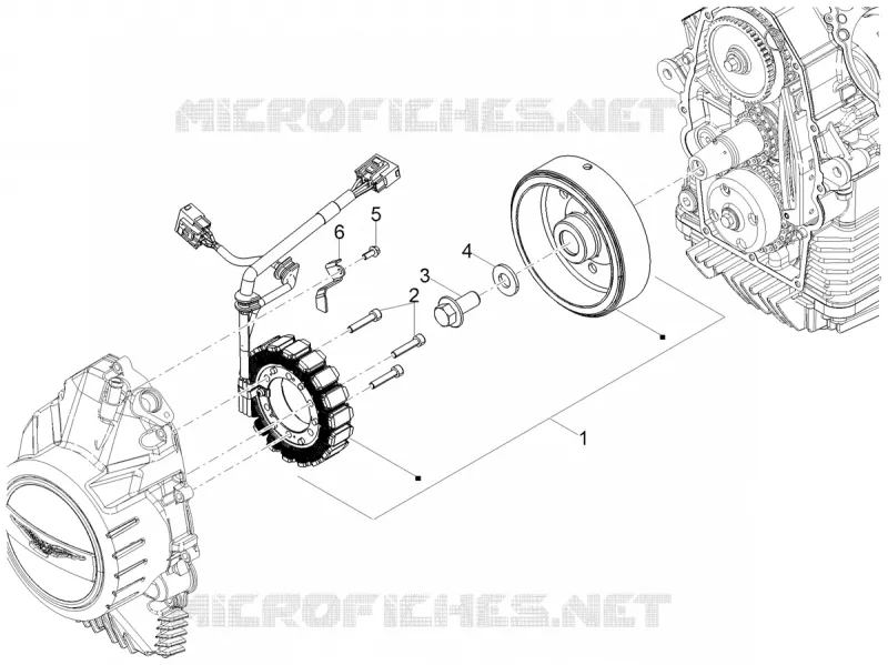 ZUNDUNG - LICHTMASCHINE - STATOR