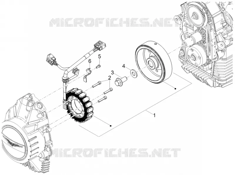 ZUNDUNG - LICHTMASCHINE - STATOR