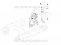 Hinterradbremszange