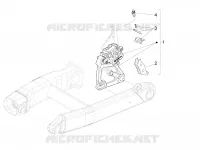 Hinterradbremszange
