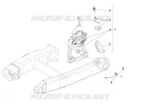 Hinterradbremszange