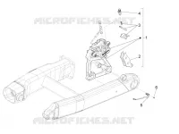 Hinterradbremszange
