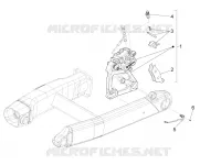 Hinterradbremszange
